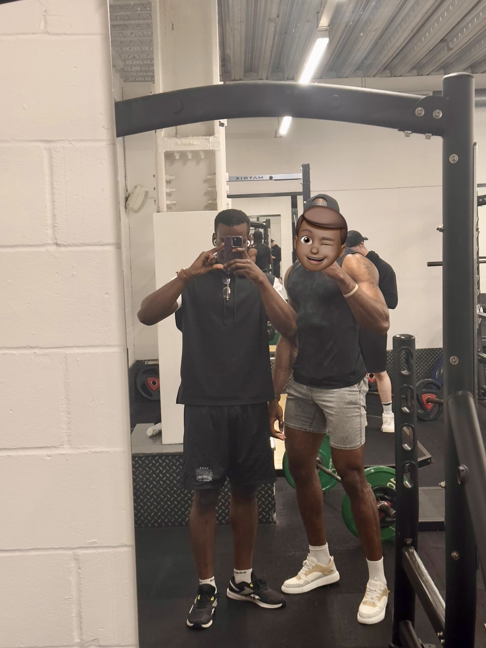 Freeman training at the gym